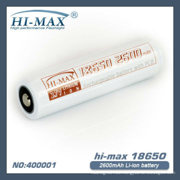 18650 2600mAh geschützte Li-Ionbatterie 3.7V 1PC
